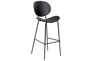 Barstol Beliani Shonto set om 2 Grå Black - Møbler - Stole & lænestole - Barstole