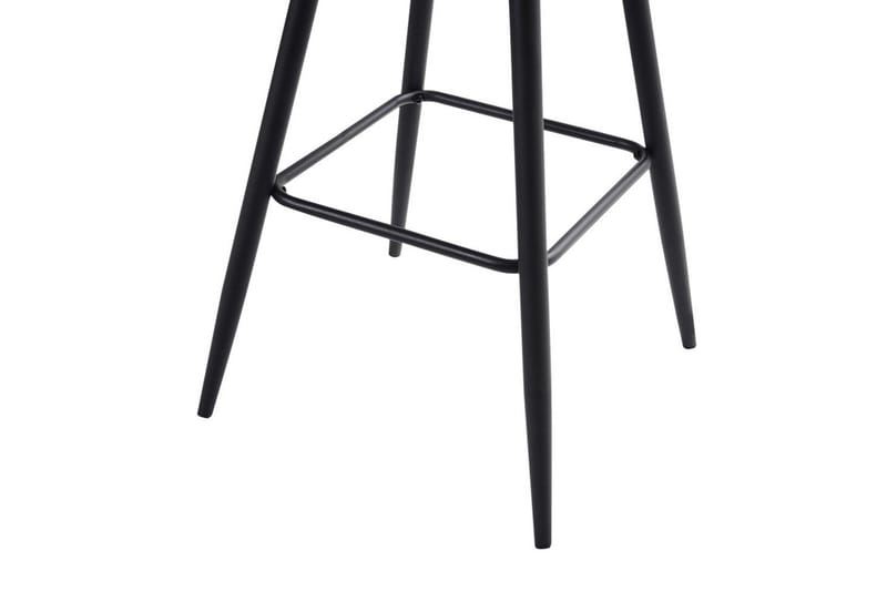 Barstol Casmalia sæt á 2 Beige/sort - Beige/sort - Møbler - Stole & lænestole - Barstole