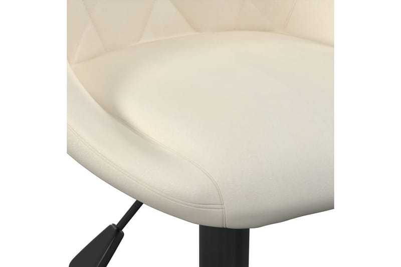 barstol fløjl cremefarvet - Creme - Møbler - Stole & lænestole - Barstole
