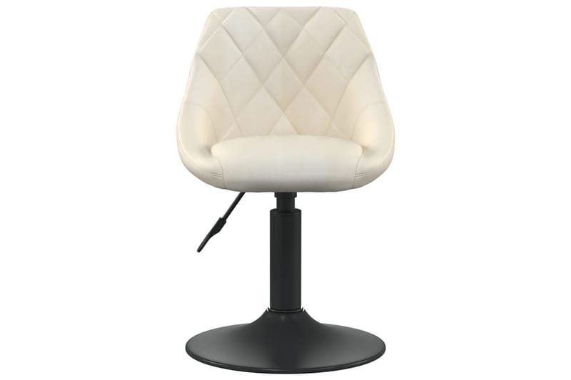barstol fløjl cremefarvet - Creme - Møbler - Stole & lænestole - Barstole