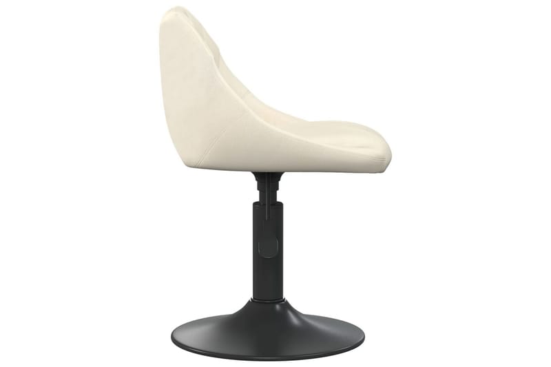 barstol fløjl cremefarvet - Creme - Møbler - Stole & lænestole - Barstole