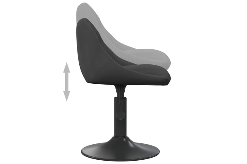 barstol fløjl sort - Sort - Møbler - Stole & lænestole - Barstole