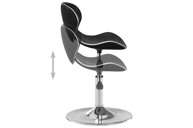 barstol kunstlæder sort - Sort - Møbler - Stole & lænestole - Barstole