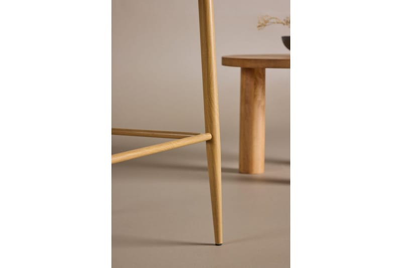 Barstol Plaza Natur/Mørkegrå - Møbler - Stole & lænestole - Barstole