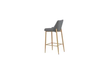 Barstol Plaza Natur/Mørkegrå - Møbler - Stole & lænestole - Barstole