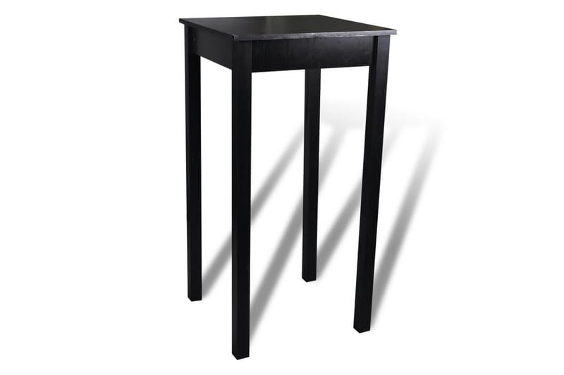 Barbord Med 2 Barstole Sort - Sort - Møbler - Stole & lænestole - Barstole