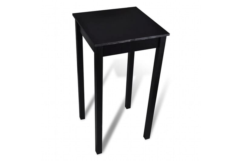 Barbord Med 2 Barstole Sort - Sort - Møbler - Stole & lænestole - Barstole