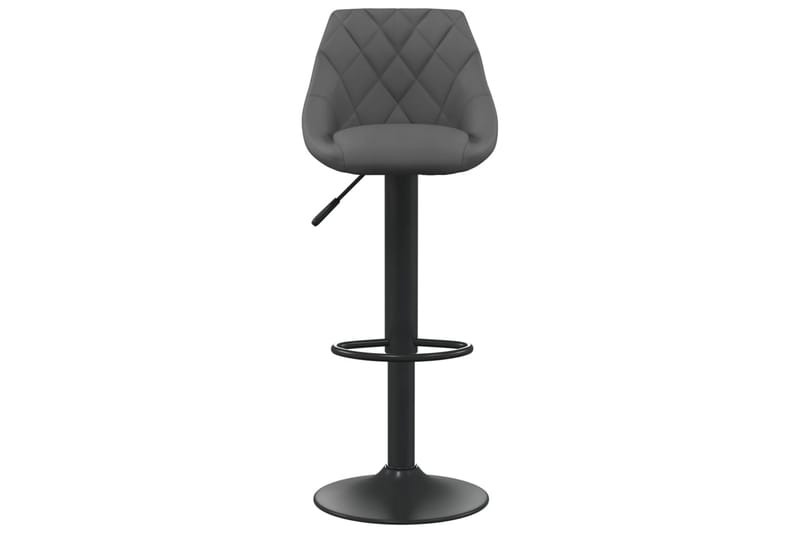 barstol fløjl mørkegrå - Grå - Møbler - Stole & lænestole - Barstole