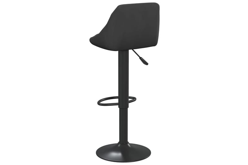barstol fløjl sort - Sort - Møbler - Stole & lænestole - Barstole