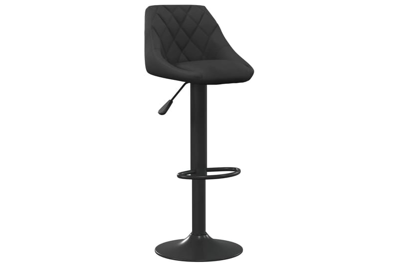 barstol fløjl sort - Sort - Møbler - Stole & lænestole - Barstole