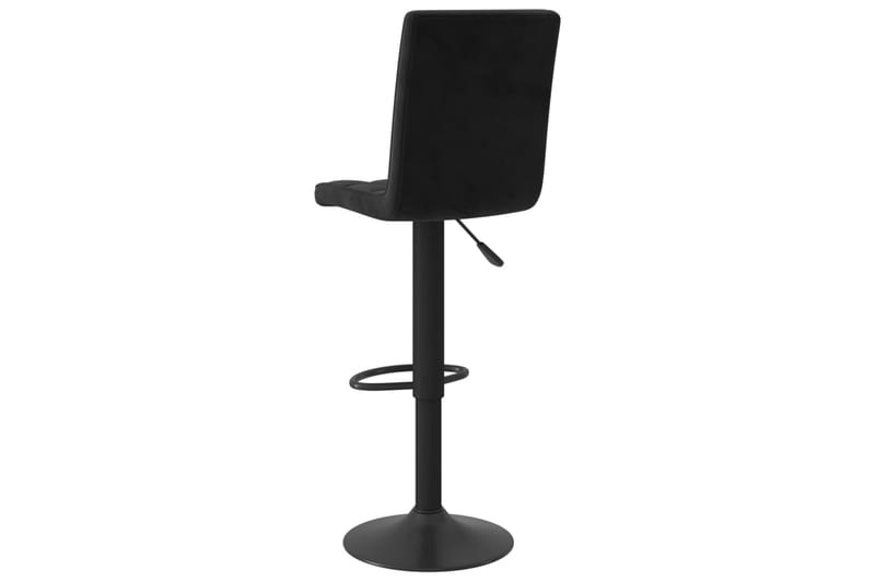 barstol fløjl sort - Sort - Møbler - Stole & lænestole - Barstole