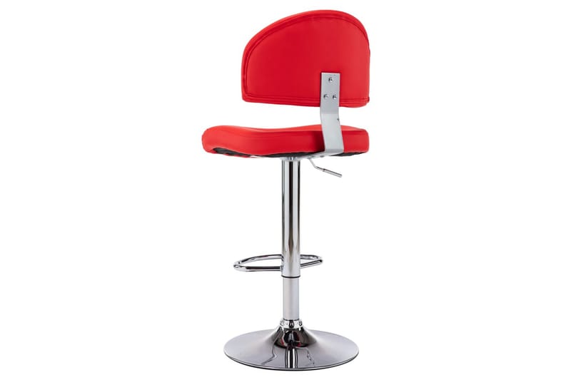 Barstol Kunstlæder Rød - Rød - Møbler - Stole & lænestole - Barstole