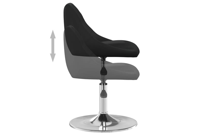 barstol kunstlæder sort - Sort - Møbler - Stole & lænestole - Barstole