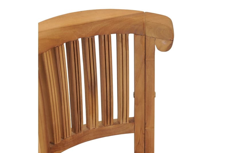 Barstol Massivt Teaktræ - Brun - Møbler - Stole & lænestole - Barstole