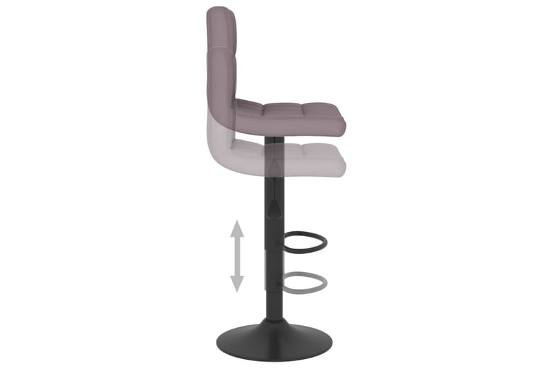 barstol stof gråbrun - Gråbrun - Møbler - Stole & lænestole - Barstole