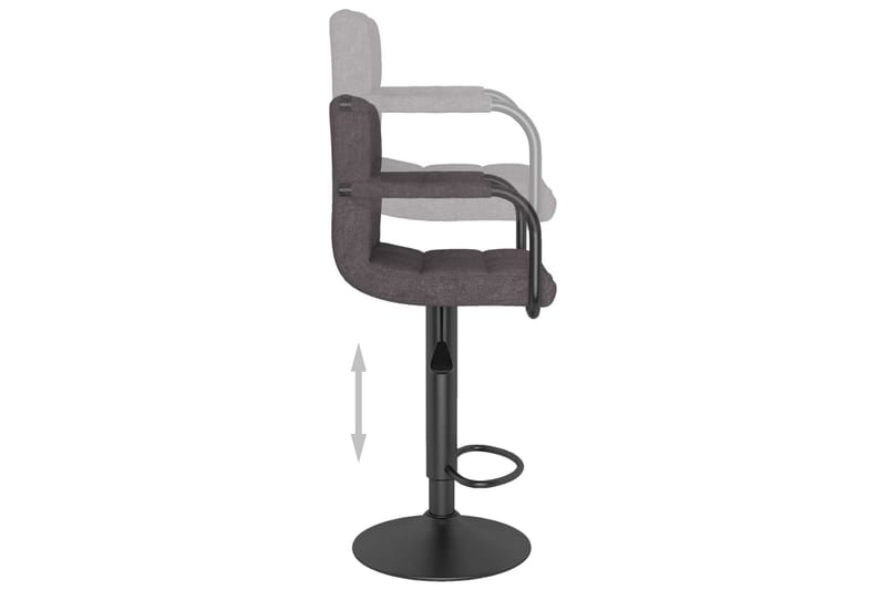 barstol stof gråbrun - Gråbrun - Møbler - Stole & lænestole - Barstole