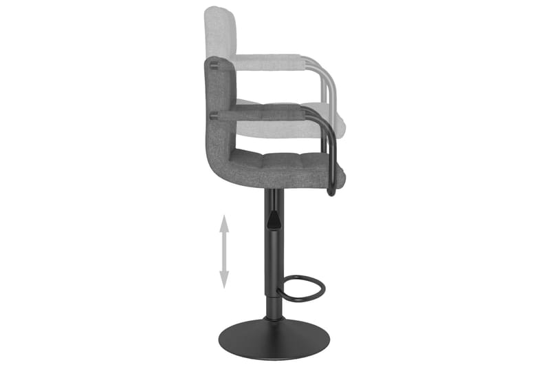 barstol stof lysegrå - Grå - Møbler - Stole & lænestole - Barstole