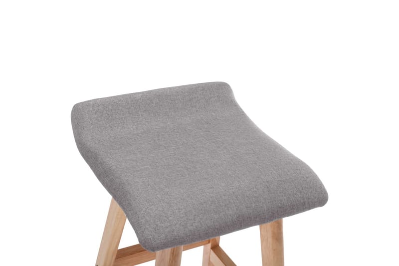 Barstol Stof Lysegrå - Møbler - Stole & lænestole - Barstole