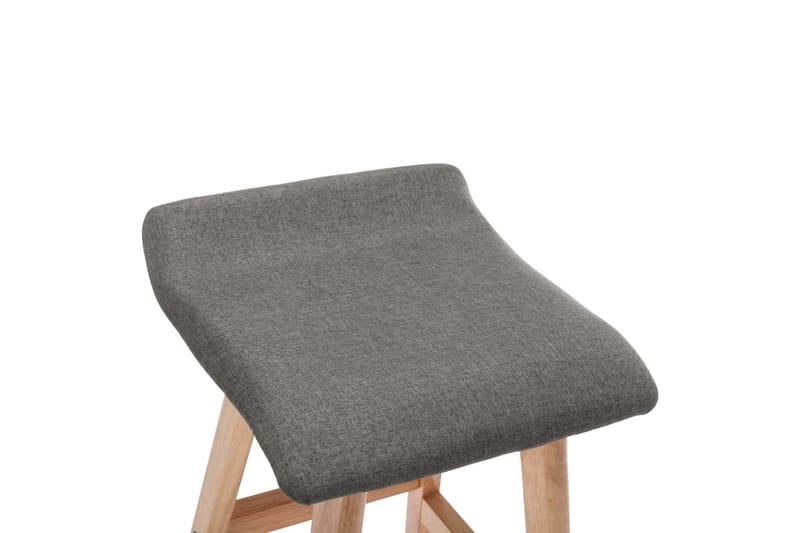 Barstol Stof Mörkegrå - Møbler - Stole & lænestole - Barstole