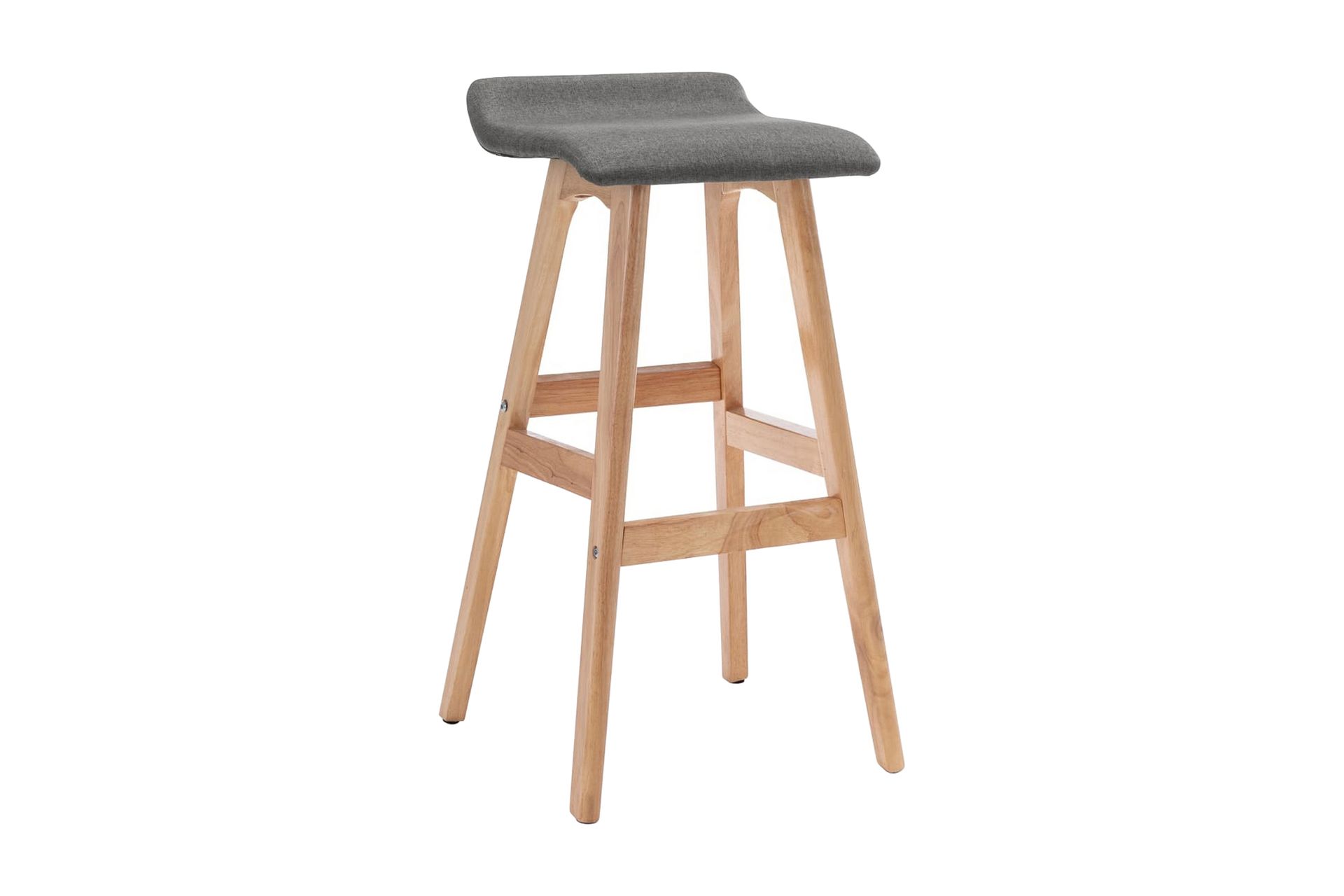 Barstol Stof Mörkegrå - Møbler - Stole & lænestole - Barstole