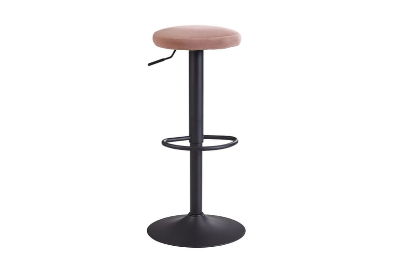 Barstol Wohnling Svart, Rosa