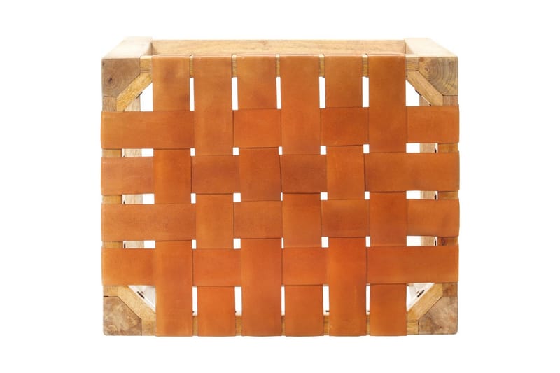 Barstole 2 stk. 75 cm ægte læder brun - Brun - Møbler - Stole & lænestole - Barstole
