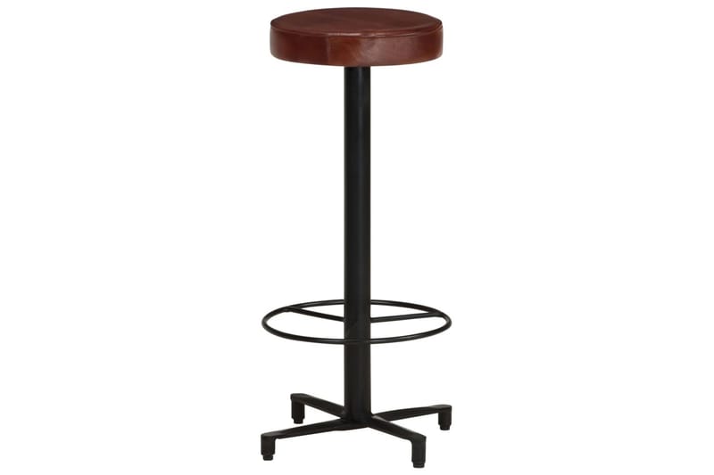 Barstole 2 stk. 76 cm ægte læder - Brun - Møbler - Stole & lænestole - Barstole