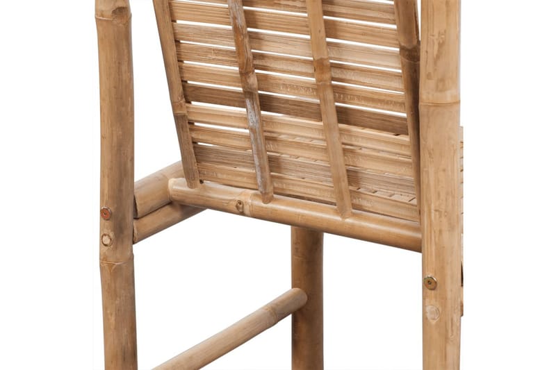 Barstole 2 Stk. Bambus - Brun - Møbler - Stole & lænestole - Barstole