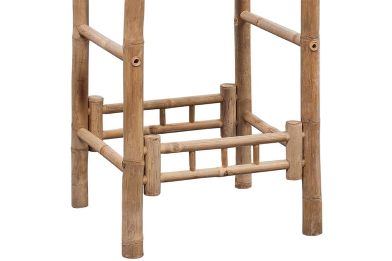 Barstole 2 Stk. Bambus - Brun - Møbler - Stole & lænestole - Barstole