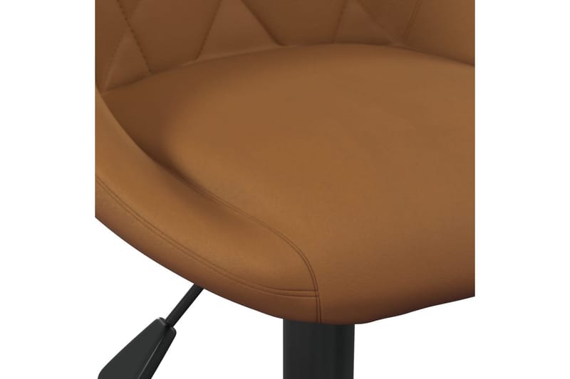 barstole 2 stk. fløjl brun - Brun - Barstole