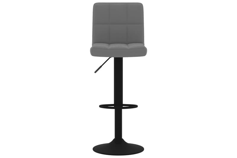 barstole 2 stk. fløjl mørkegrå - Grå - Møbler - Stole & lænestole - Barstole