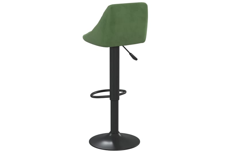 barstole 2 stk. fløjl mørkegrøn - Grøn - Barstole