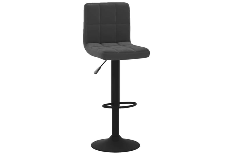 barstole 2 stk. fløjl sort - Sort - Møbler - Stole & lænestole - Barstole