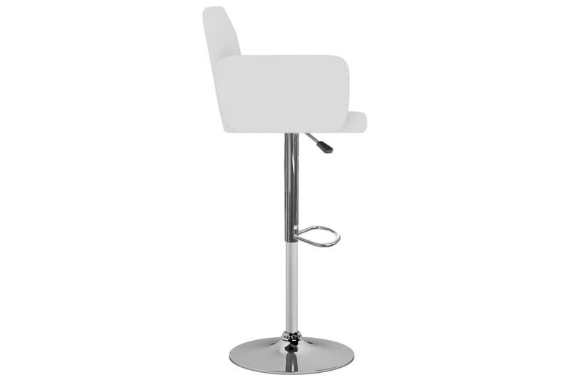 Barstole 2 Stk. Kunstlæder Hvid - Hvid - Møbler - Stole & lænestole - Barstole