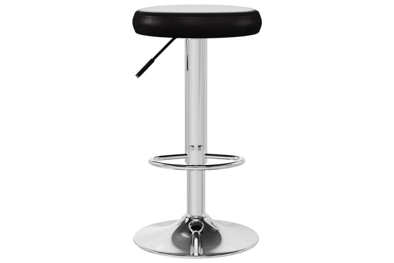 barstole 2 stk. kunstlæder sort - Sort - Møbler - Stole & lænestole - Barstole