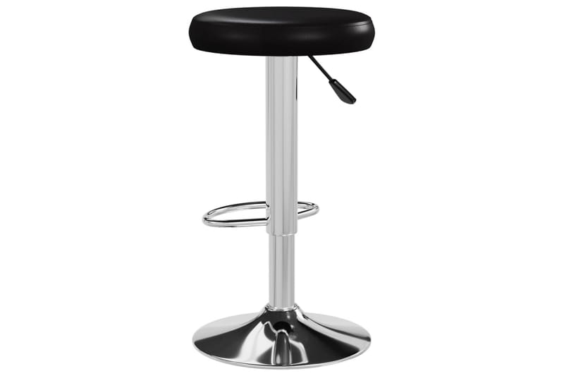 barstole 2 stk. kunstlæder sort - Sort - Møbler - Stole & lænestole - Barstole