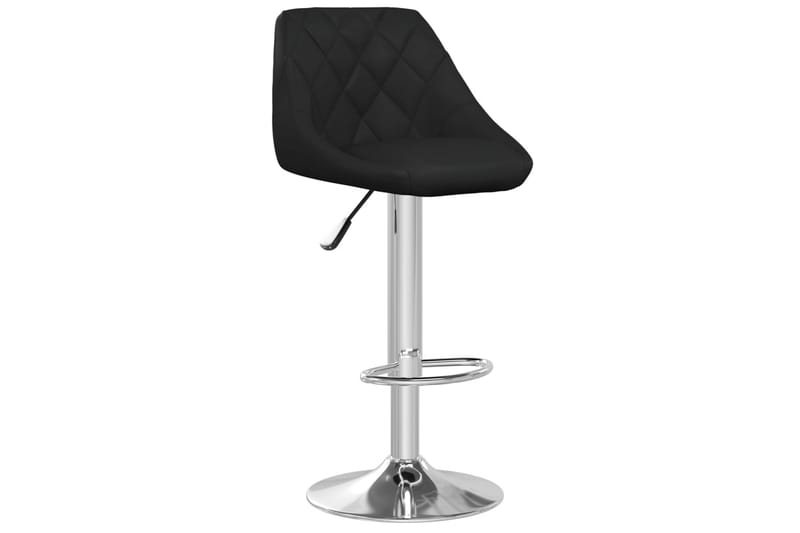 barstole 2 stk. kunstlæder sort - Sort - Møbler - Stole & lænestole - Barstole