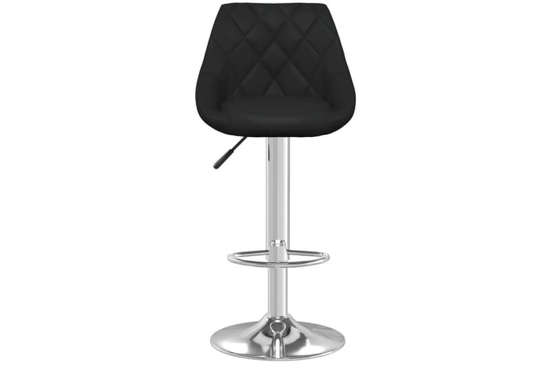 barstole 2 stk. kunstlæder sort - Sort - Møbler - Stole & lænestole - Barstole