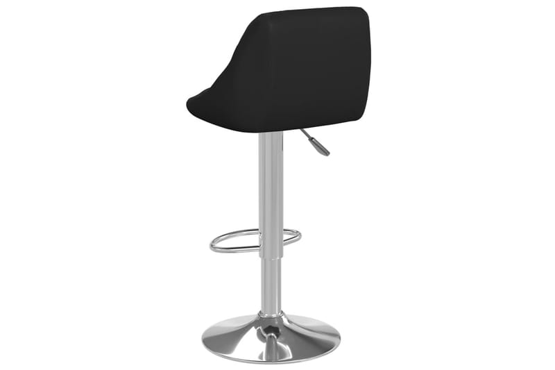barstole 2 stk. kunstlæder sort - Sort - Møbler - Stole & lænestole - Barstole