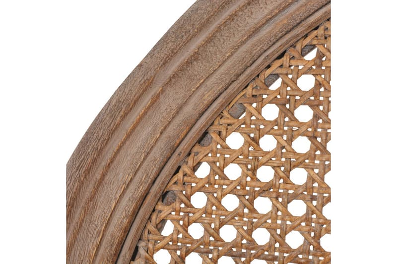Barstole 2 Stk. Lærred Rattan 48 X 52 X 123 Cm Cremehvid - Beige - Møbler - Stole & lænestole - Barstole