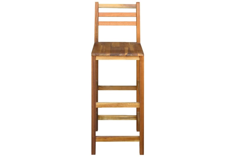 Barstole 2 Stk. Massivt Akacietræ 42 X 36 X 110 Cm - Brun - Møbler - Stole & lænestole - Barstole