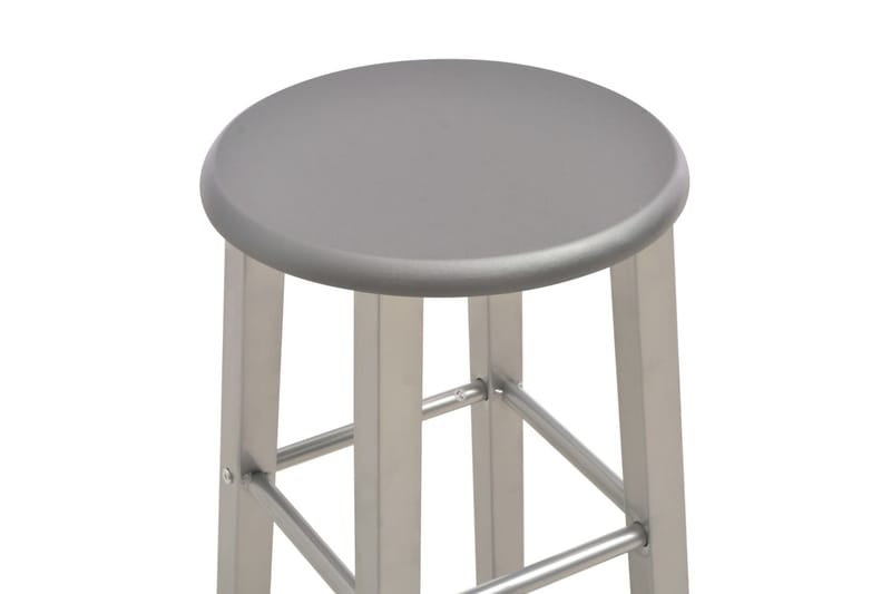 Barstole 2 Stk. Mdf Antracitgrå - Grå - Møbler - Stole & lænestole - Barstole