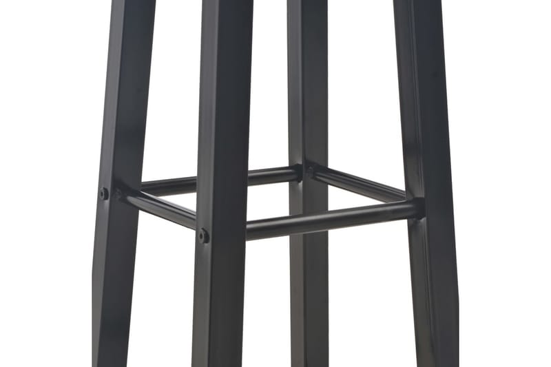 Barstole 2 Stk. Mdf Sort - Sort - Møbler - Stole & lænestole - Barstole