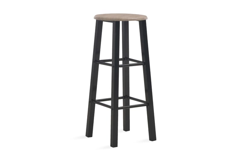 Barstole 2 Stk. Mdf Sort - Sort - Møbler - Stole & lænestole - Barstole