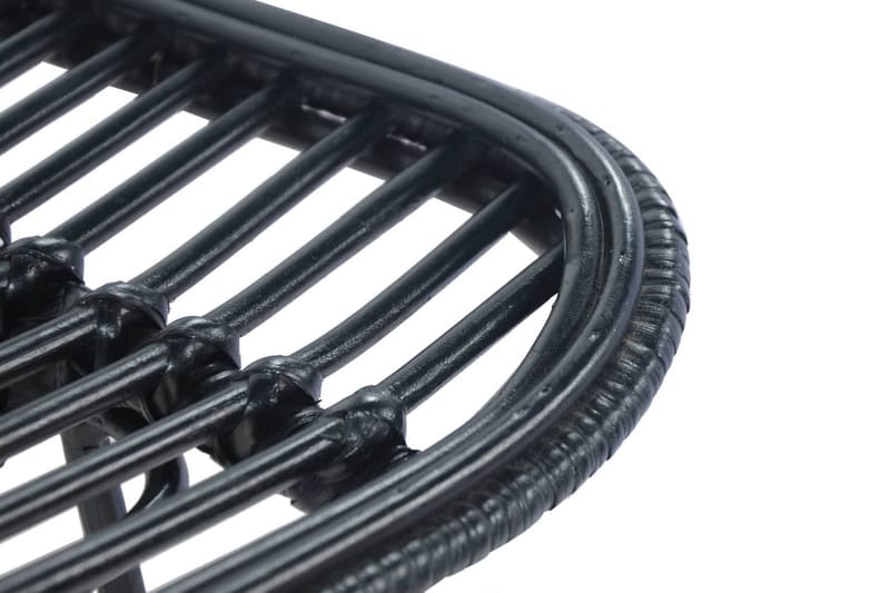 Barstole 2 stk. rattan sort - Sort - Møbler - Stole & lænestole - Barstole