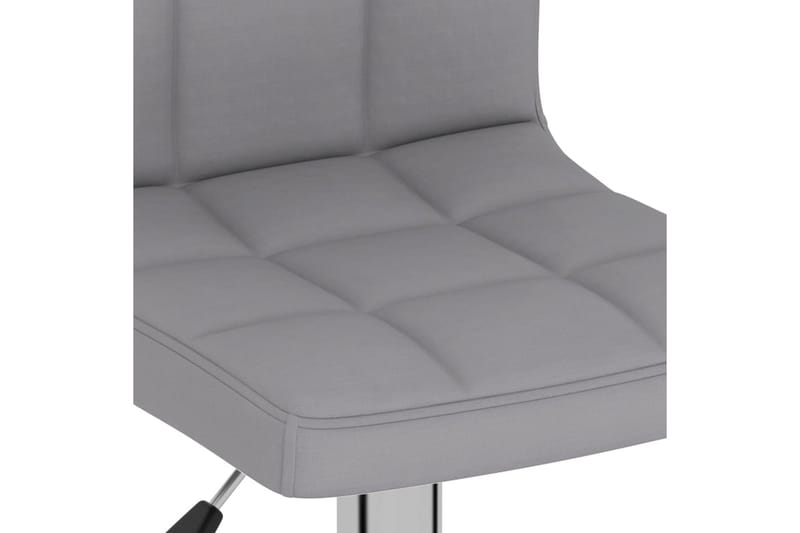 barstole 2 stk. stof lysegrå - Grå - Barstole