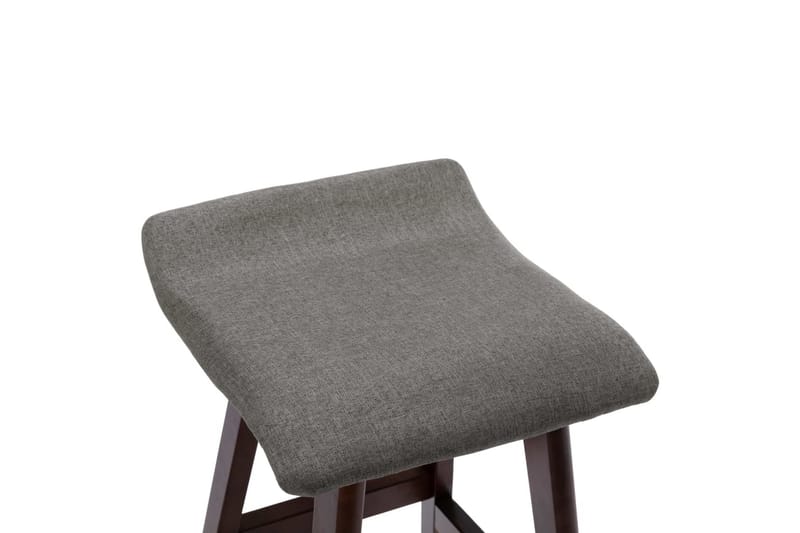 Barstole 2 Stk. Stof Mörkegrå - Møbler - Stole & lænestole - Barstole
