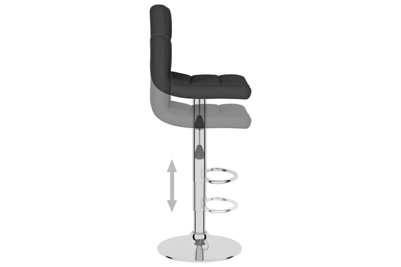 barstole 2 stk. stof sort - Sort - Barstole