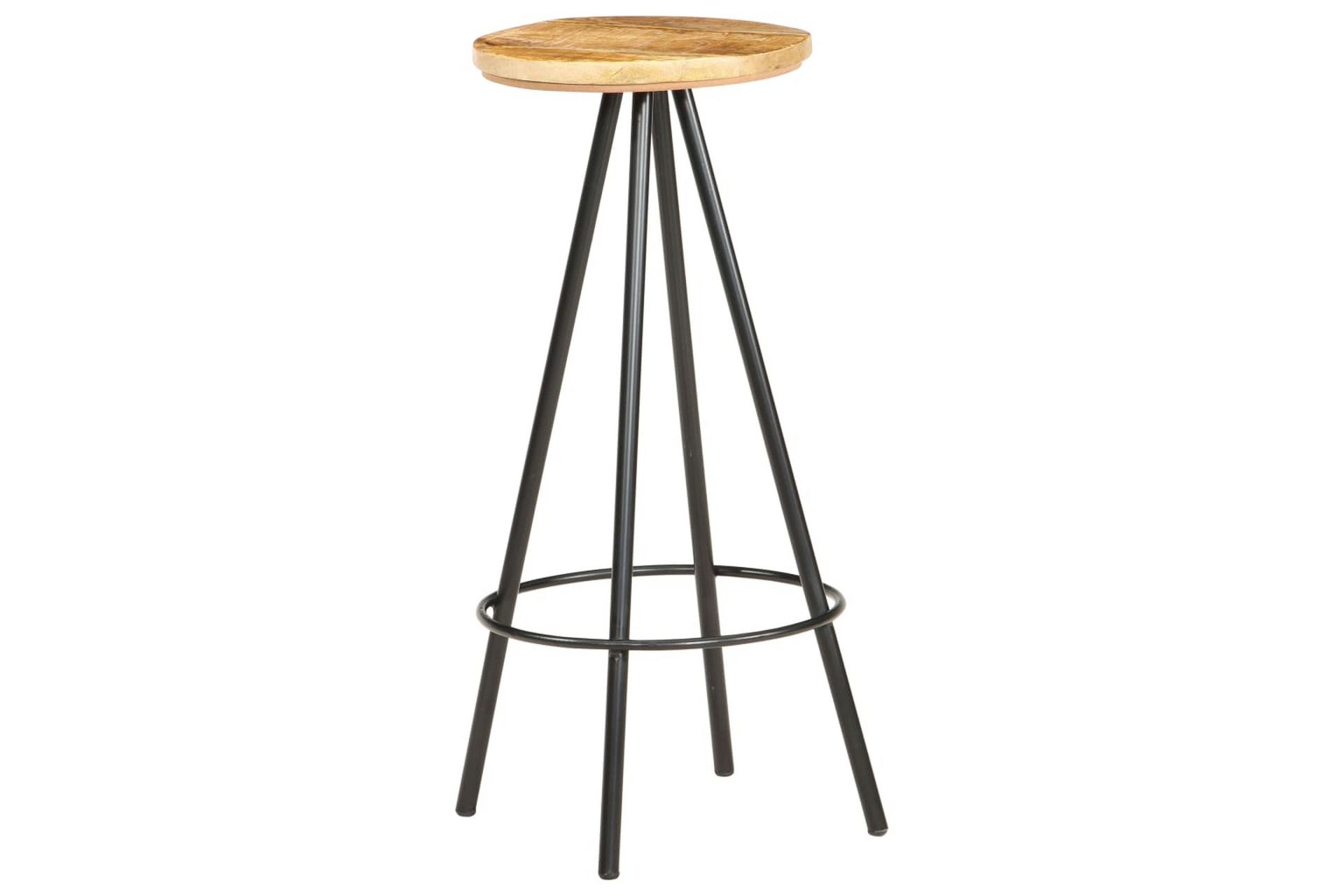 Barstole 4 Stk. Ru Mangotræ - Møbler - Stole & lænestole - Barstole