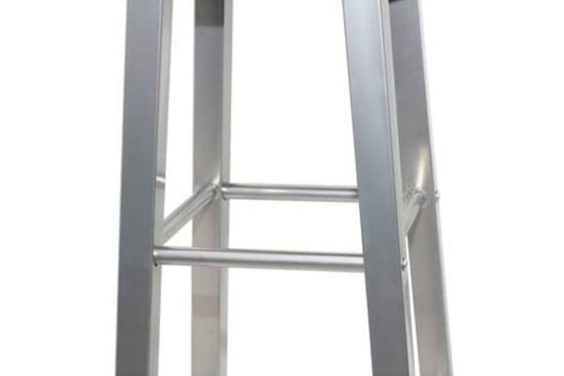 Barstole Metal Med Mdf-Sæde 2 Stk. - Brun - Møbler - Stole & lænestole - Barstole